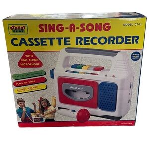 Vintage Sing A Song cassette recorder